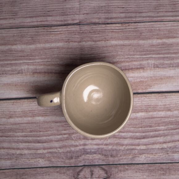 Set of 2 Hand-Thrown Pottery Coffee Mugs “Park 5” Design, Signed RS, Cottagecore - Picture 13 of 16